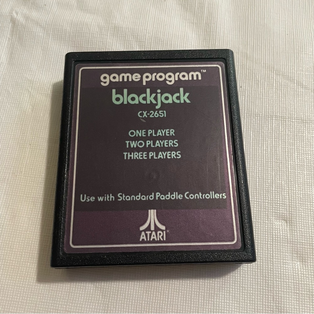 ☘️2/$20☘️ Atari 2600 game - Blackjack
